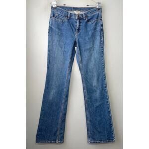 Duluth Trading Jeans Womens Size 4X33 Blue Denim Bootcut Western Workwear Casual